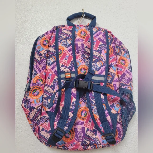 LEGO Space Explorers Backpack - Blue and Pink Nwt - Picture 4 of 7